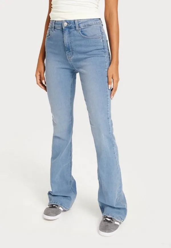 Pieces Pcpeggy Flared Hw Jeans Lb Noos Bc Bootcut & Flare