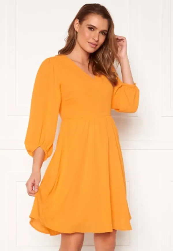 SELECTED FEMME Zix 3/4 Short Dress Radiant Yellow 36