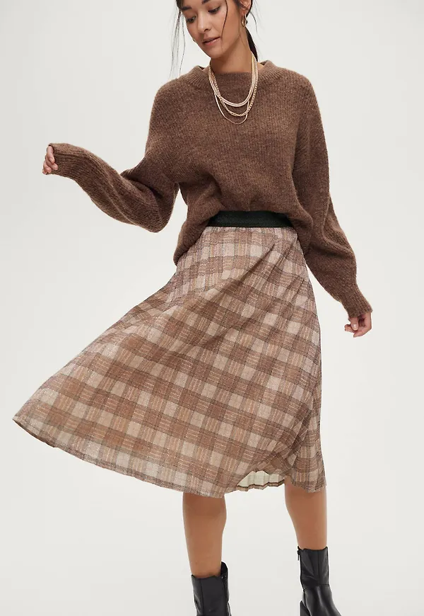 Saint Tropez - Kjol CharlizeSZ Skirt - Brun
