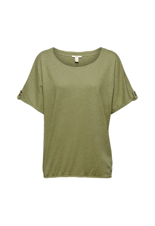 Esprit - Topp Co/Li Tee - Grön