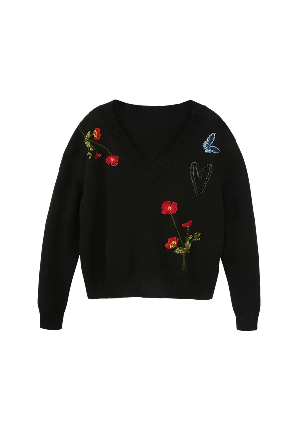 Desigual - Tröja Jers Lu - Svart