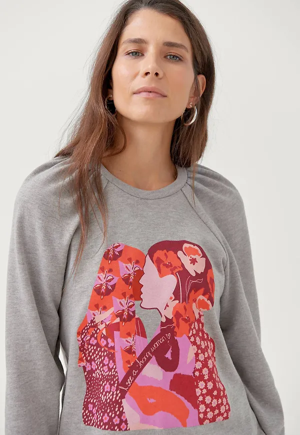 Ellos - Sweatshirt Astrid - Grå