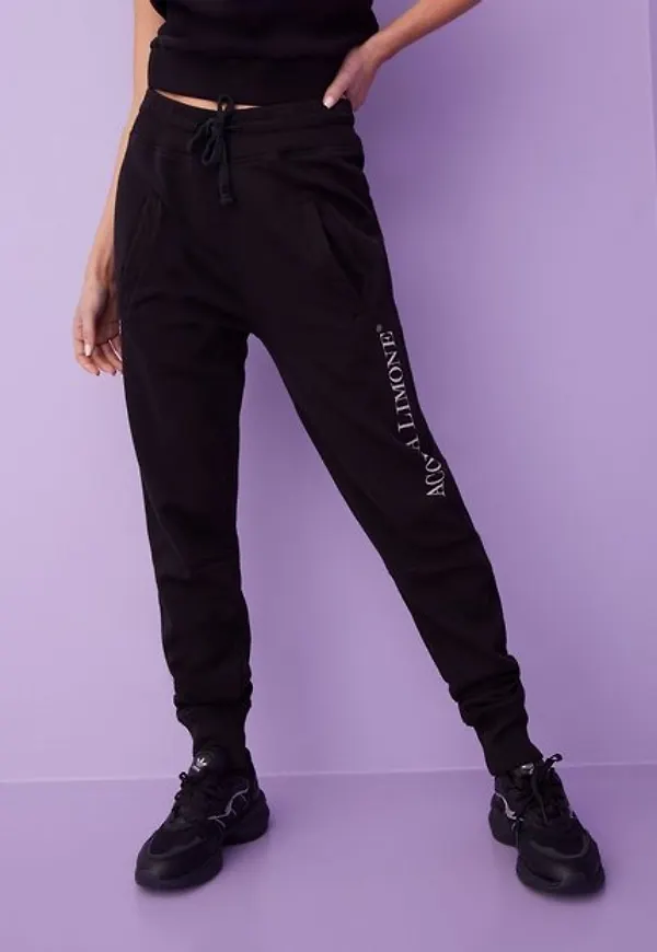 Acqua Limone Sweatpants Cuff Mjukisbyxor Black