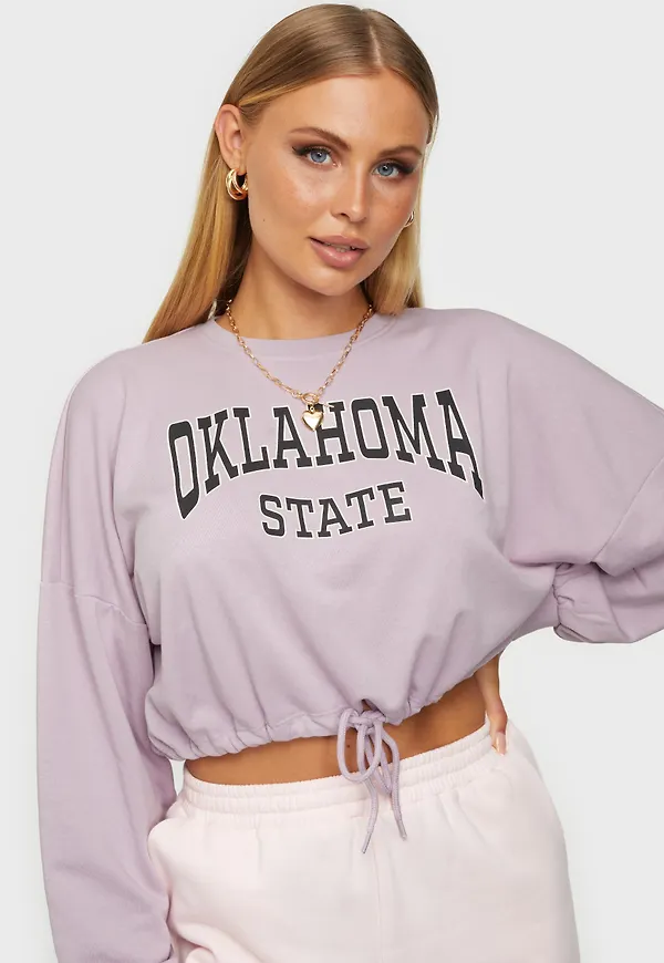 Only - Sweatshirts - Lavender Frost Oklahoma - Onlessa Life L/S O-Neck Cc Swt - Tröjor - sweatshirts