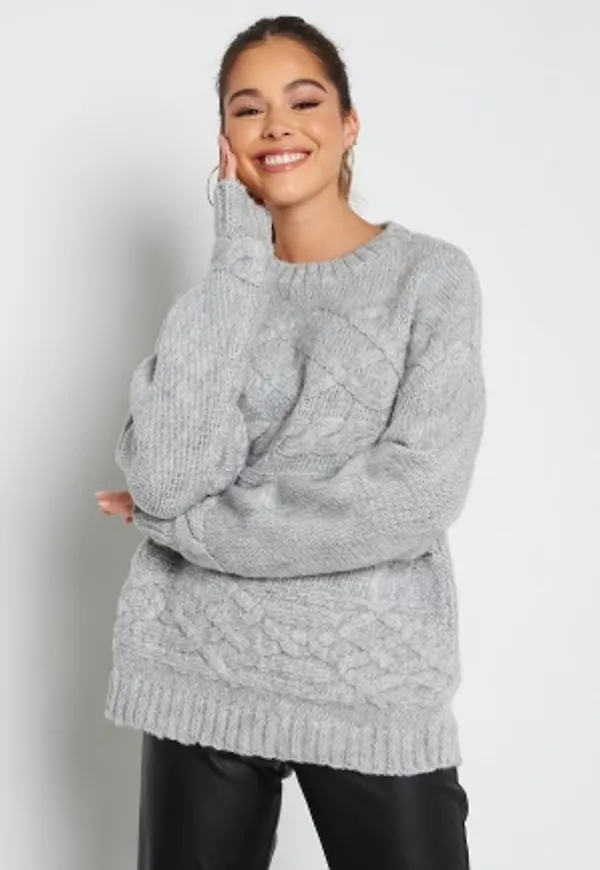 Trendyol Tone L/S Knit Gray S
