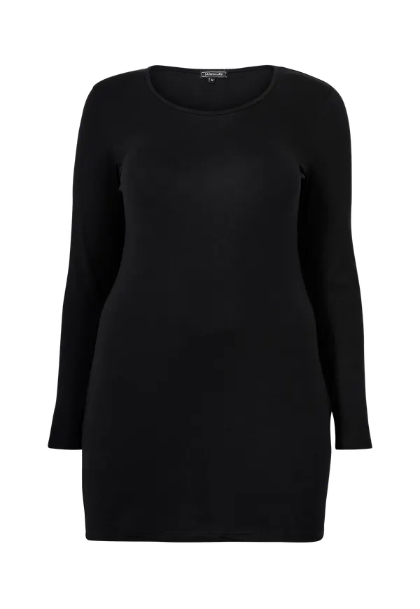 Sandgaard - Topp Amsterdam Slim Long T-shirt - Svart