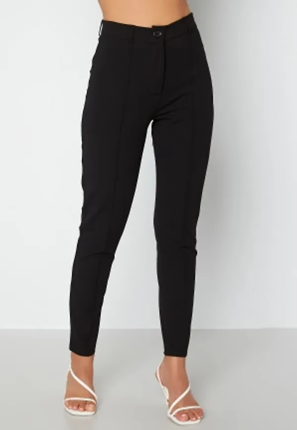 BUBBLEROOM Joanna soft slim leg trousers Black M