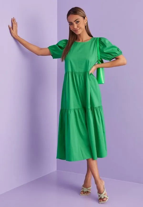 Jacqueline de Yong Jdymelanie 2/4 Midi Dress Wvn Loose fit dresses