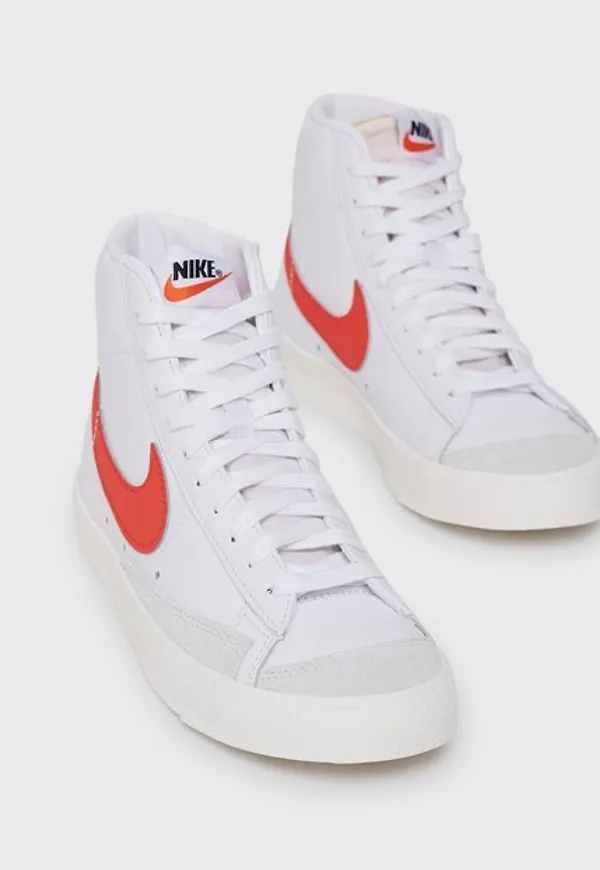Nike W Blazer Mid '77 Tröjor Vit/Röd