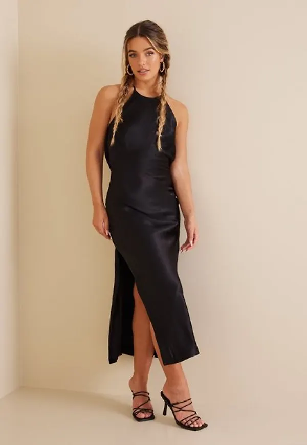 Bardot Mila Cowl Back Slip Dress Fodralklänningar