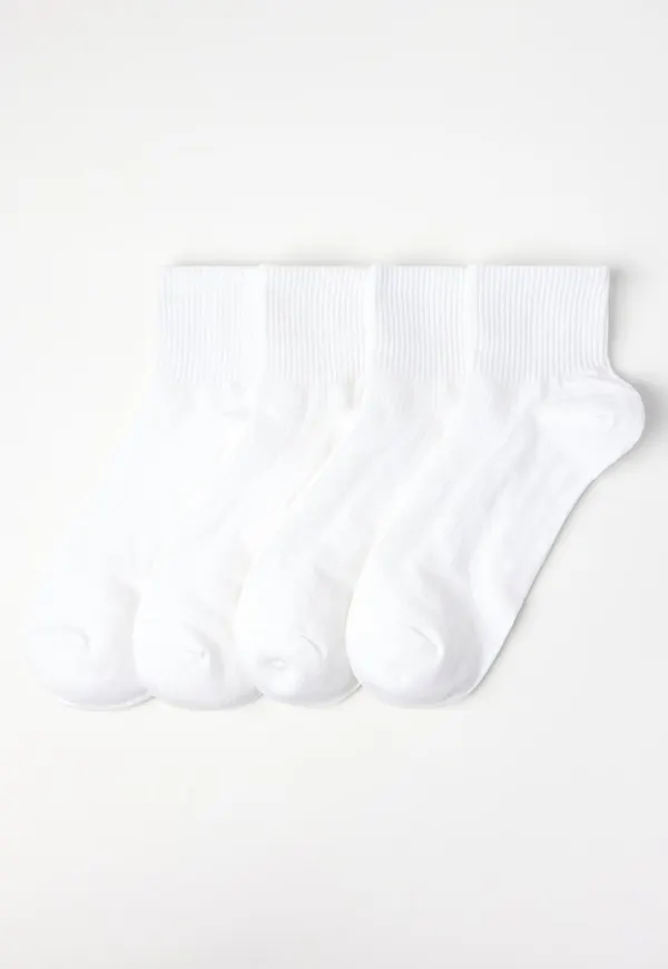 4-pack höga ankelstrumpor