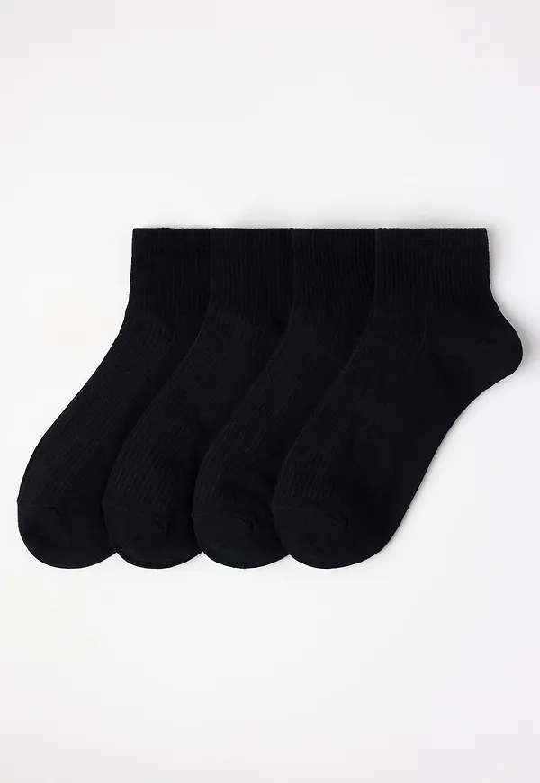4-pack höga ankelstrumpor