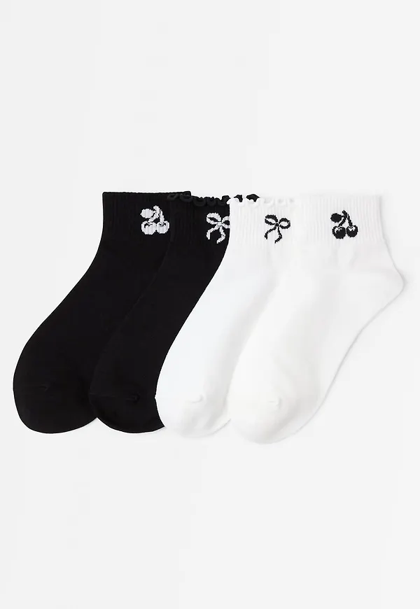 4-pack höga ankelstrumpor