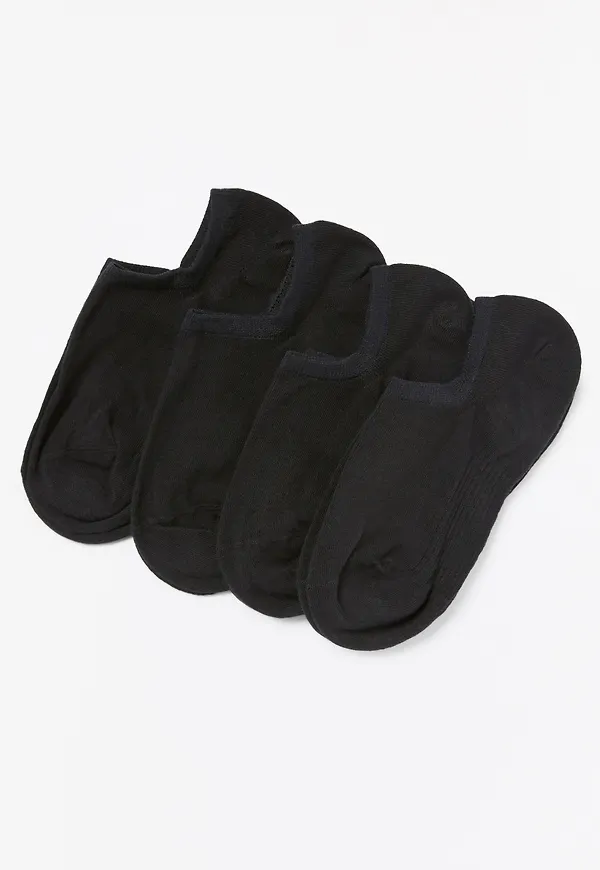 4-pack låga ankelstrumpor