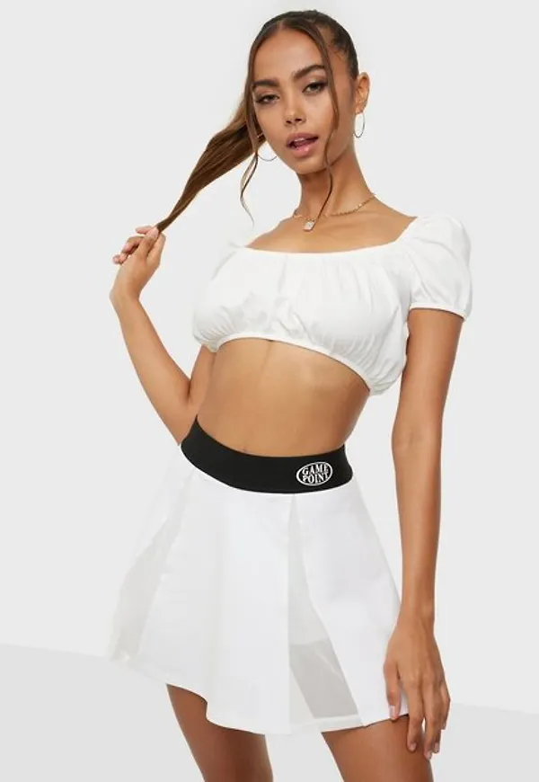 Gina Tricot Jaden skirt Minikjolar White/Black