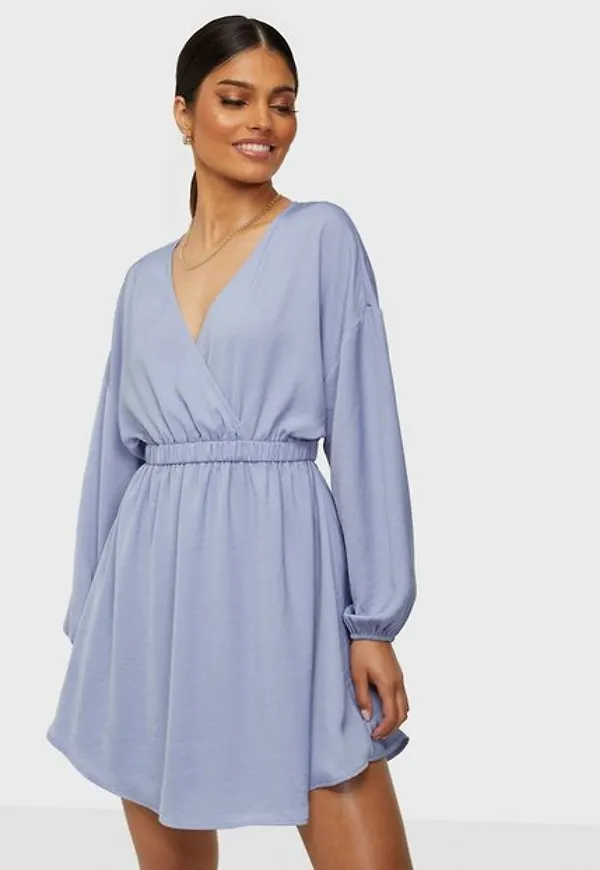 NLY Trend Volume Wrap Dress Skater Dresses