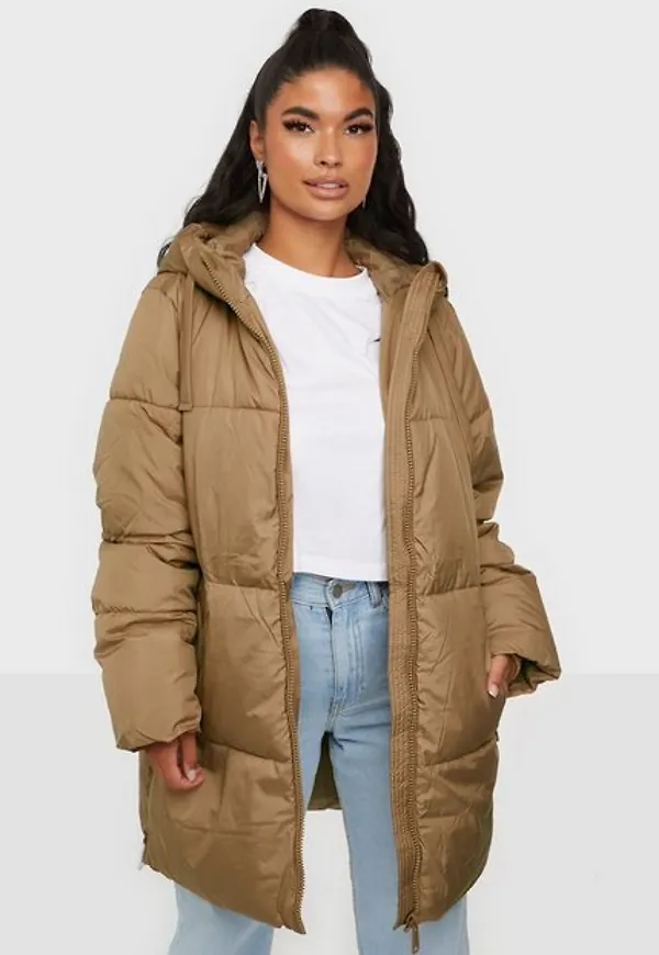 Vero Moda Vmgemmaolivia 3/4 Padded Jacket Ga Kappor Tigers Eye