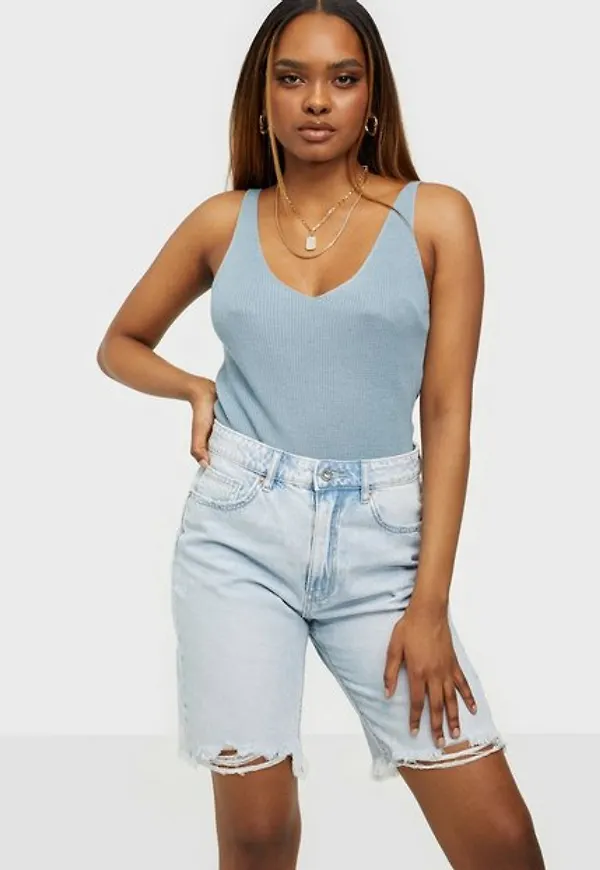Vero Moda Vmcarla Hr Destroy Denim Shorts Shorts