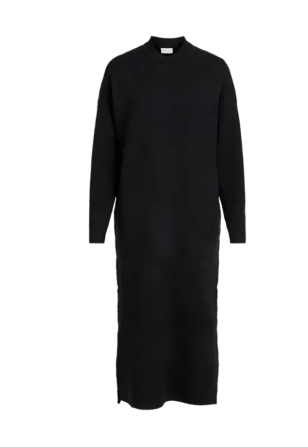 Vila - Klänning viOlivinja Ankle L/S Dress - Svart