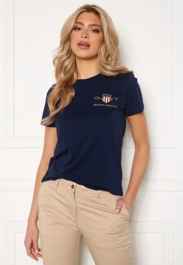 GANT Archive Shield SS T- Shirt 433 Evening Blue XL