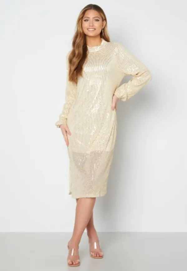 Rut & Circle Alina Dress Gold S