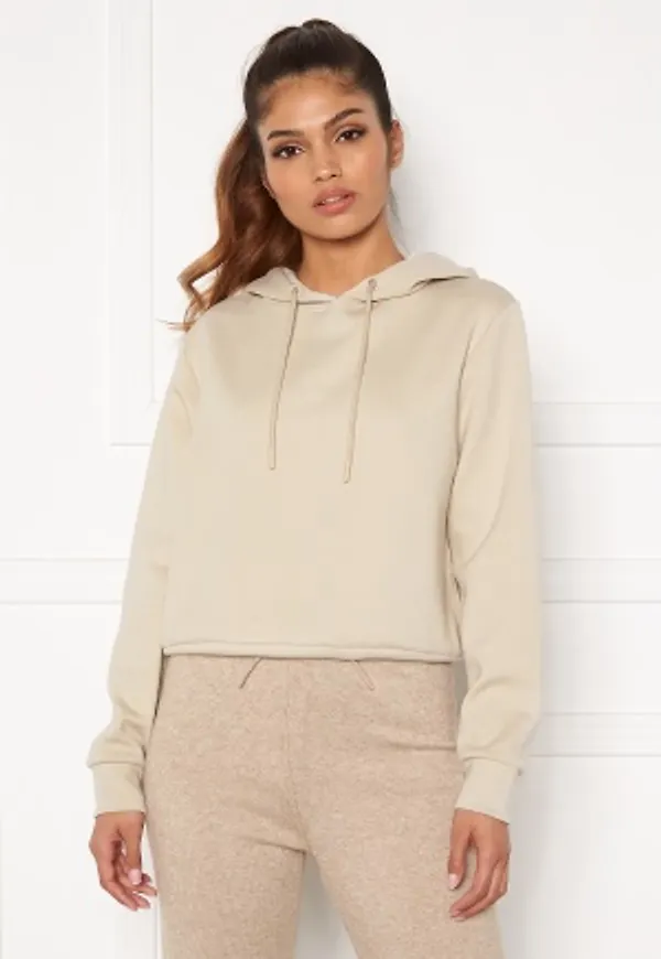 ONLY Joy L/S Hood Sweater Silver Lining XL