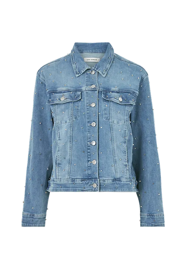 Sofie Schnoor - Jeansjacka Line Jacket - Blå