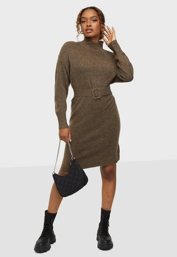 Neo Noir Vera Knit Dress Långärmade klänningar