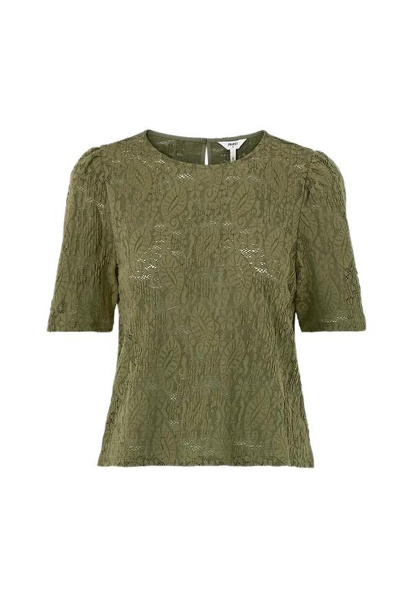 Object - Topp objDrew S/S Top 115 - Grön