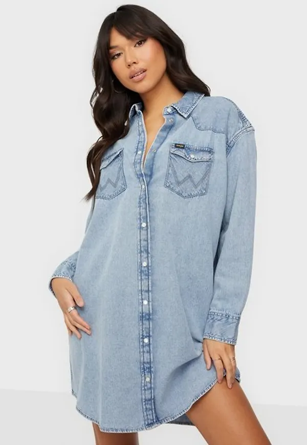Wrangler Denim Western Dress Loose fit dresses