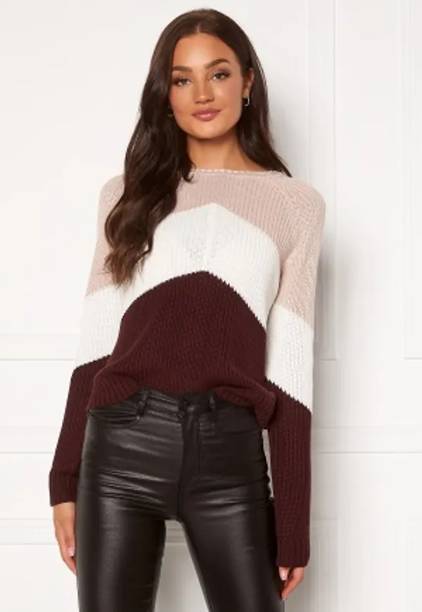 Object Collectors Item Graph L/S Knit Pullover Hused/Cloud/Port S