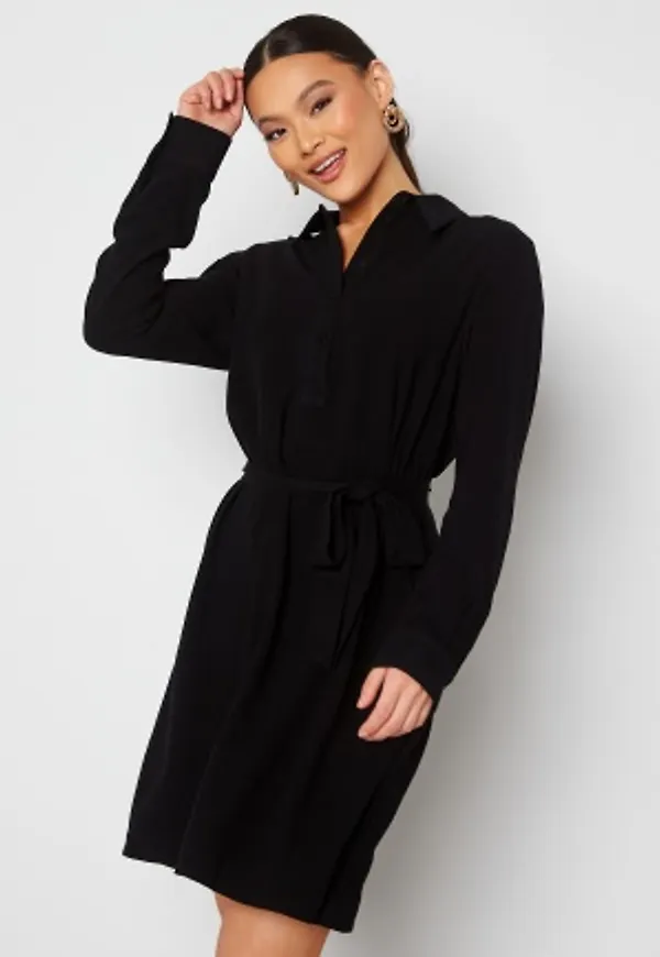 SELECTED FEMME Viva LS Short Dress Black 38