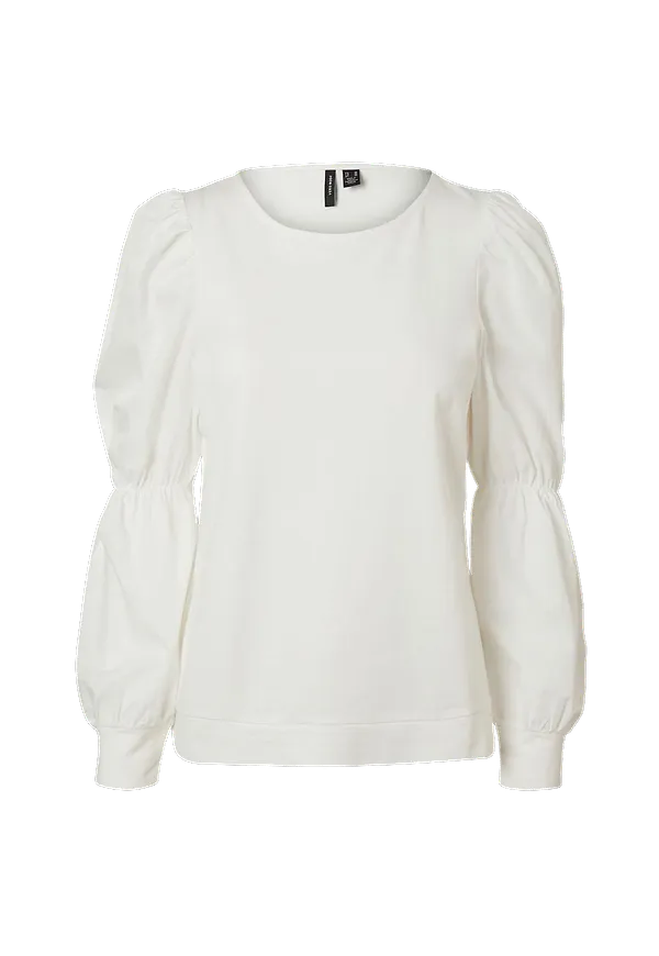 Object - Blus objEileen L/S V-neck Top - Grön