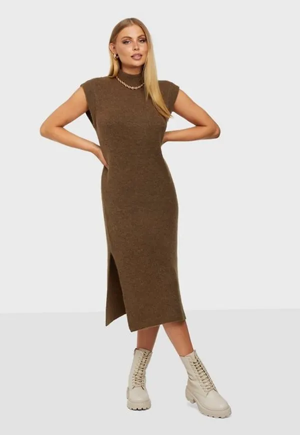 Object Collectors Item Objcadman S/L Knit Dress 117 Midiklänningar