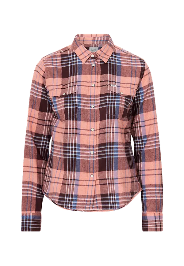 Lee - Jeansskjorta Regular Western Shirt - Orange