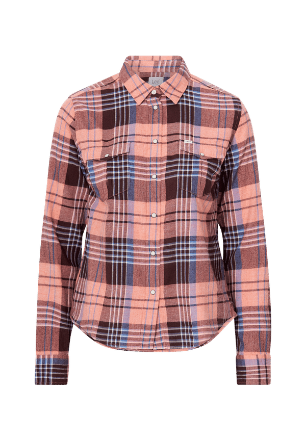 Lee - Jeansskjorta Regular Western Shirt - Orange