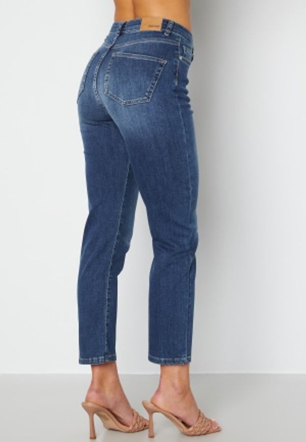 Bubbleroom Care Tanja Cropped Jeans Medium blue 42