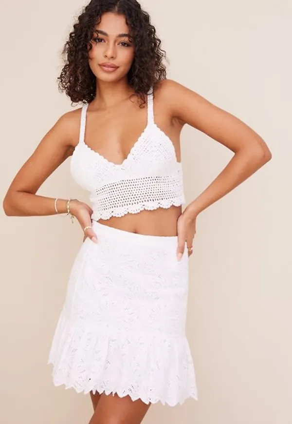 Michael Michael Kors Palm Eylt Rfle Mini Skirt Minikjolar