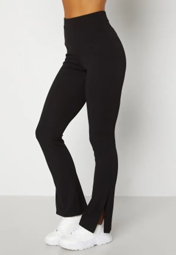 BUBBLEROOM Roselyn suit slit pants Black L