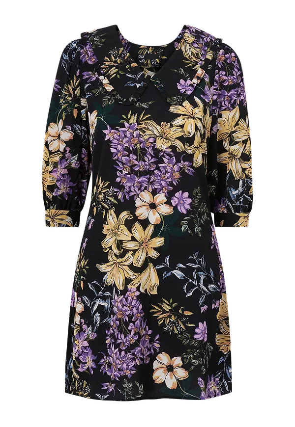 Only - Klänning onlNova Lux 3/4 Kim Dress - Blå