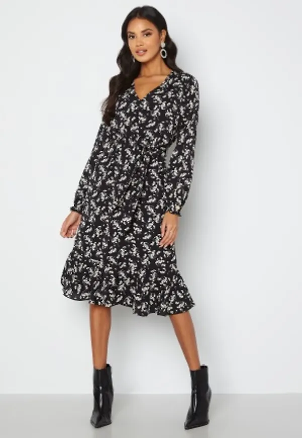 Chiara Forthi Francesca Flounce Dress  Patterned 40