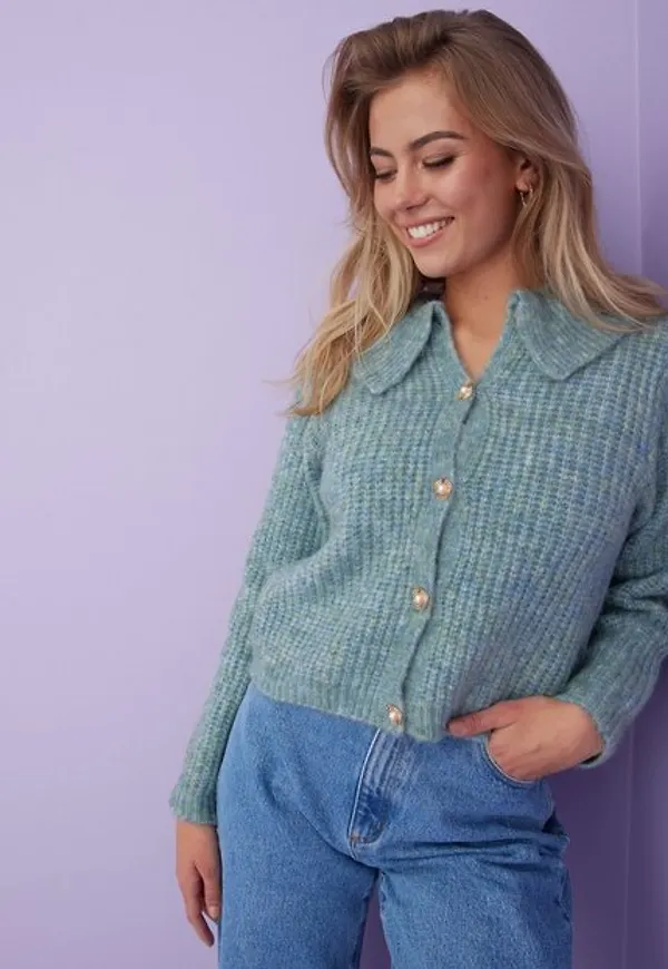 Y.A.S Yaszala Ls Knit Cardigan Cardigans