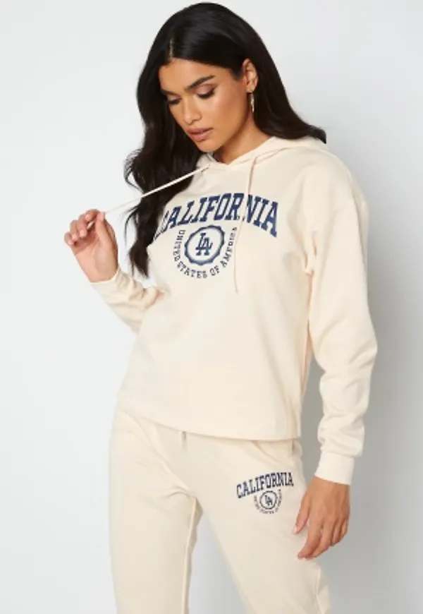 ONLY Comfy Life L/S Print Hood Birch Print: Califor S