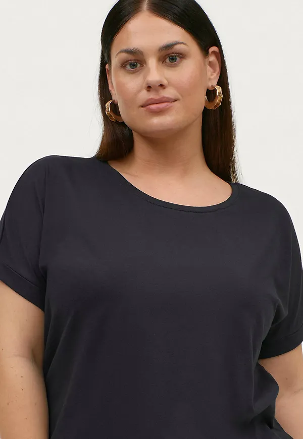 Vila - Topp viDreamers Pure T-shirt Curve - Svart