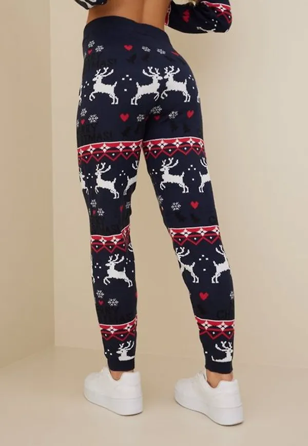 Vila Viknittin X-Mas Knit Pants Mjukisbyxor