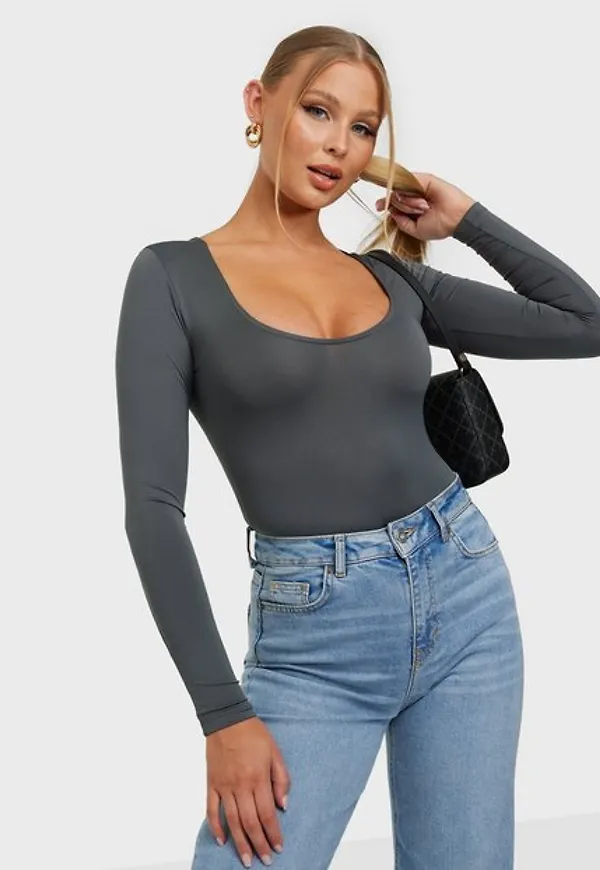 NLY Trend Amazing LS Body Bodys Offblack