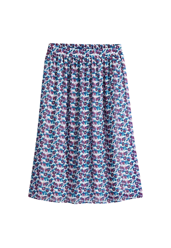La Redoute - Halvlång, utställd kjol med blommönster - Multi