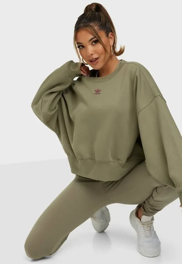 Adidas Originals Sweatshirt Sweatshirts Dark Green