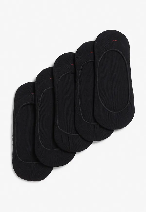5-pack ballerina socks - Black