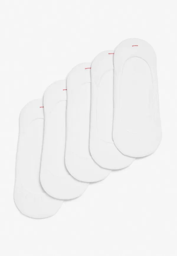 5-pack ballerina socks - White